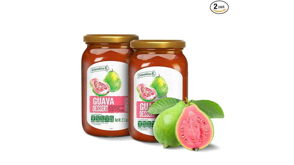 guava fruit spread jars